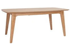 Miliboo Table Extensible-Table extensible rallonges intégrées rectangulaire en bois clair L180-230 cm FIFTIES