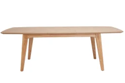 Miliboo Table Extensible-Table extensible rallonges intégrées rectangulaire en bois clair L180-230 cm FIFTIES