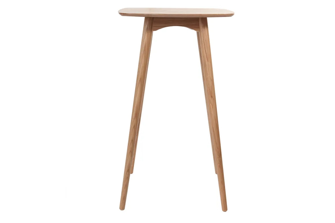 Miliboo Table De Bar / Bar-Table haute carrée frêne scandinave L60 cm BALTIK