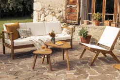 Miliboo Table De Jardin-Tables basses gigognes en bois massif (lot de 2) ELQUI