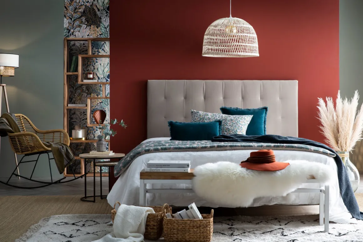 Miliboo Table Basse-Tables basses gigognes rondes bois manguier massif et métal noir (lot de 2) TOGETHER