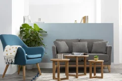 Miliboo Table Basse-Tables basses gigognes rondes bois clair chêne massif (lot de 3) DANAKIL