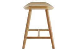 Miliboo Chaise Design|Chaise En Bois-Tabouret bas bois clair H46.5 DEMORY