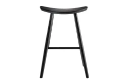 Miliboo Tabouret De Bar-Tabouret de bar bois noir H65 cm DEMORY