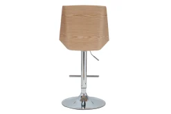 Miliboo Tabouret De Bar-Tabouret de bar design blanc et bois clair MELKIOR