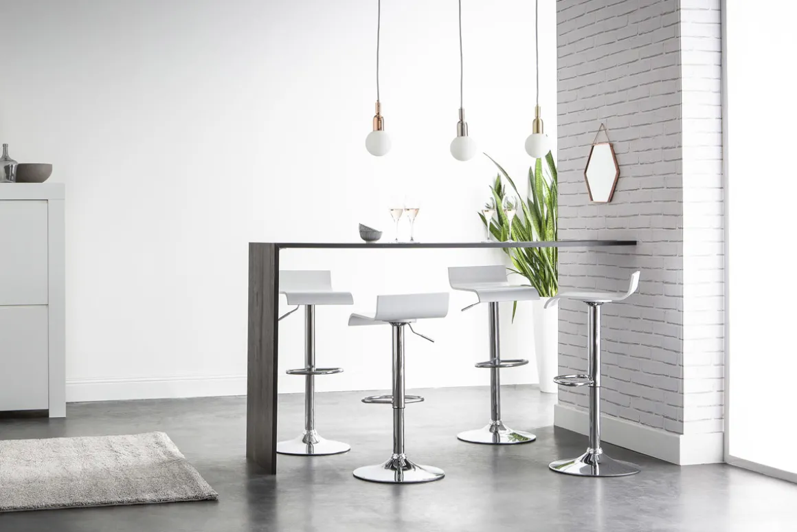 Miliboo Tabouret De Bar-Tabouret de bar design blanc SURF V2