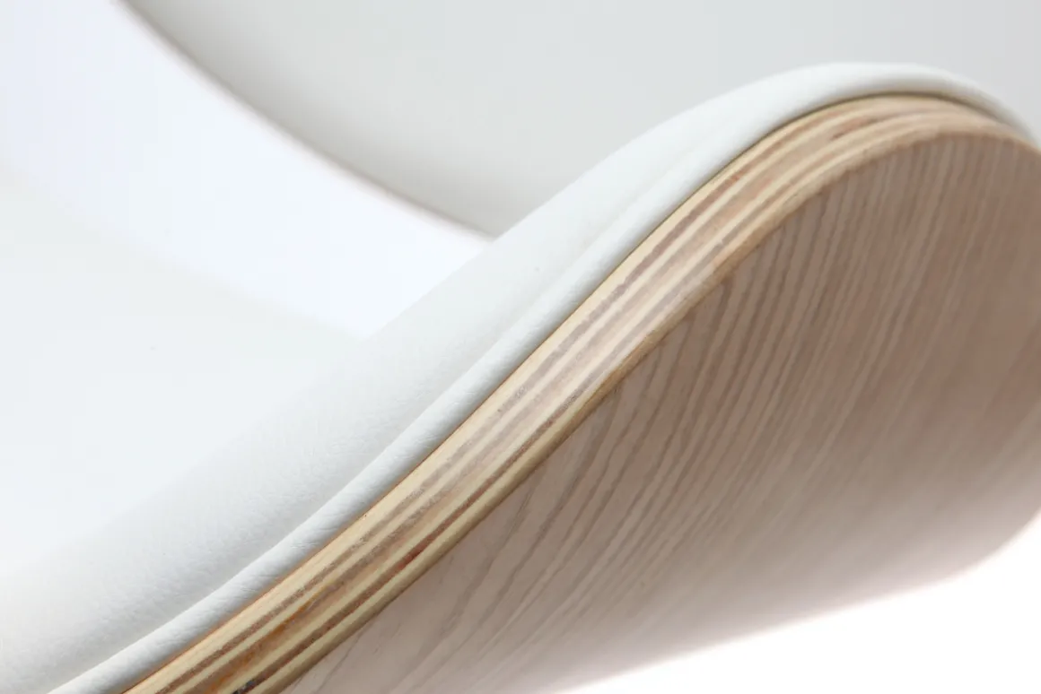 Miliboo Tabouret De Bar-Tabouret de bar design blanc et bois clair WALNUT