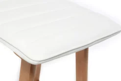 Miliboo Tabouret De Bar-Tabouret de bar design bois et blanc 65 cm (lot de 2) EMMA