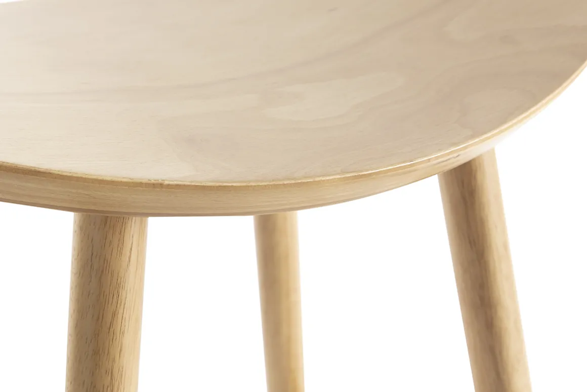 Miliboo Tabouret De Bar-Tabouret de bar design bois clair H65 cm DEMORY