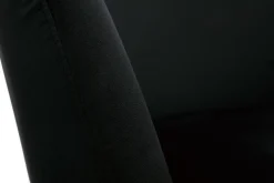 Miliboo Tabouret De Bar-Tabouret de bar design en velours noir H68 cm VANITY