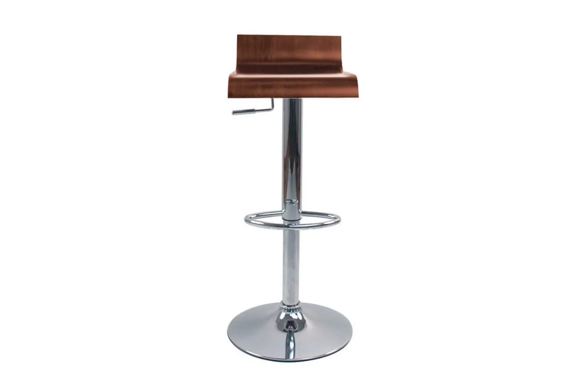 Miliboo Tabouret De Bar-Tabouret de bar design en bois coloris noyer SURF V2