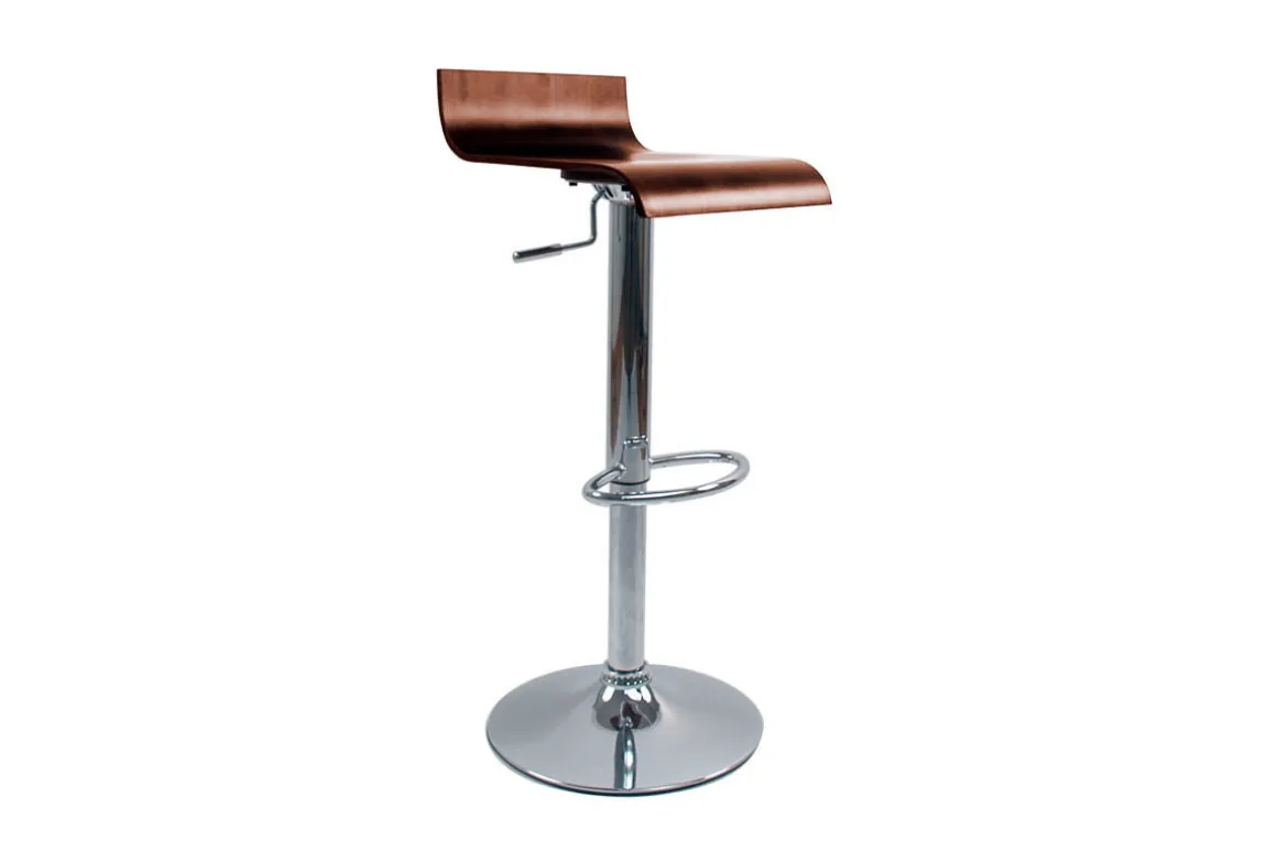Miliboo Tabouret De Bar-Tabouret de bar design en bois coloris noyer SURF V2