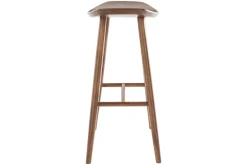 Miliboo Tabouret De Bar-Tabouret de bar design noyer H72 cm DEMORY