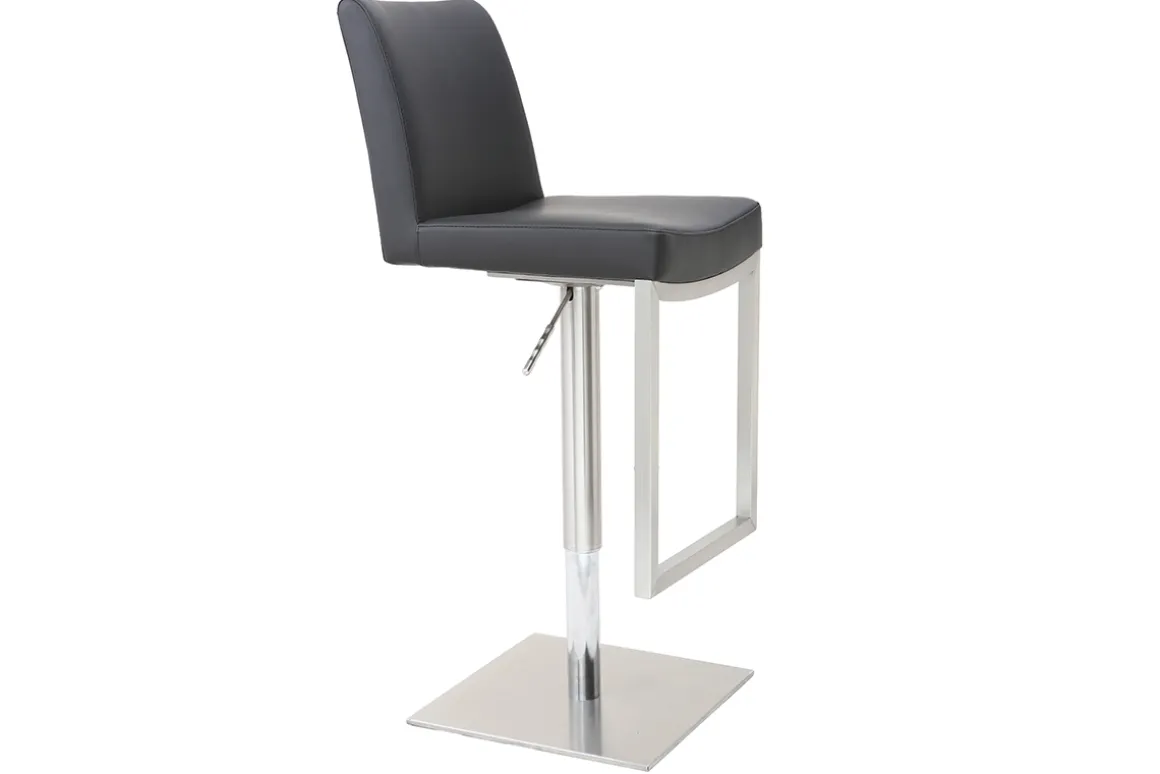 Miliboo Tabouret De Bar-Tabouret de bar design noir KYLE