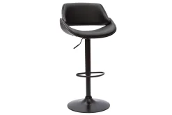 Miliboo Tabouret De Bar-Tabouret de bar design noir réglable pivotant 360° CLASH