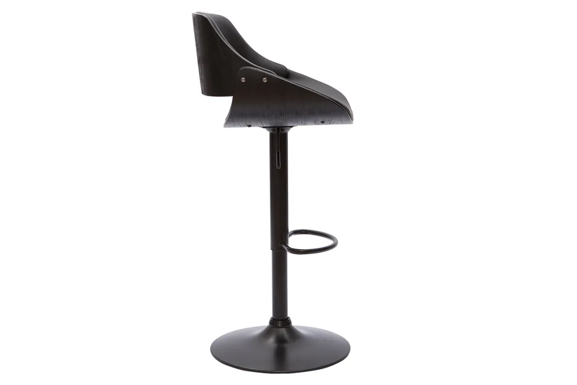 Miliboo Tabouret De Bar-Tabouret de bar design noir réglable pivotant 360° CLASH