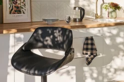 Miliboo Tabouret De Bar-Tabouret de bar design noir réglable pivotant 360° CLASH