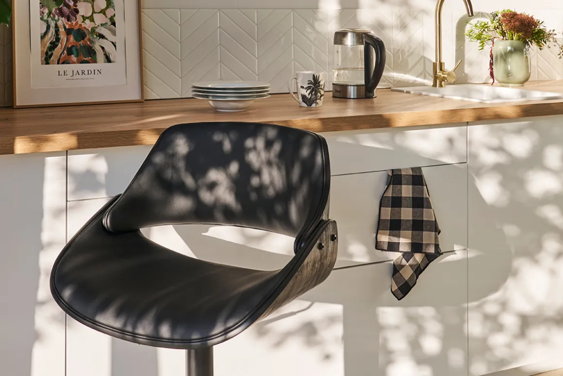 Miliboo Tabouret De Bar-Tabouret de bar design noir réglable pivotant 360° CLASH