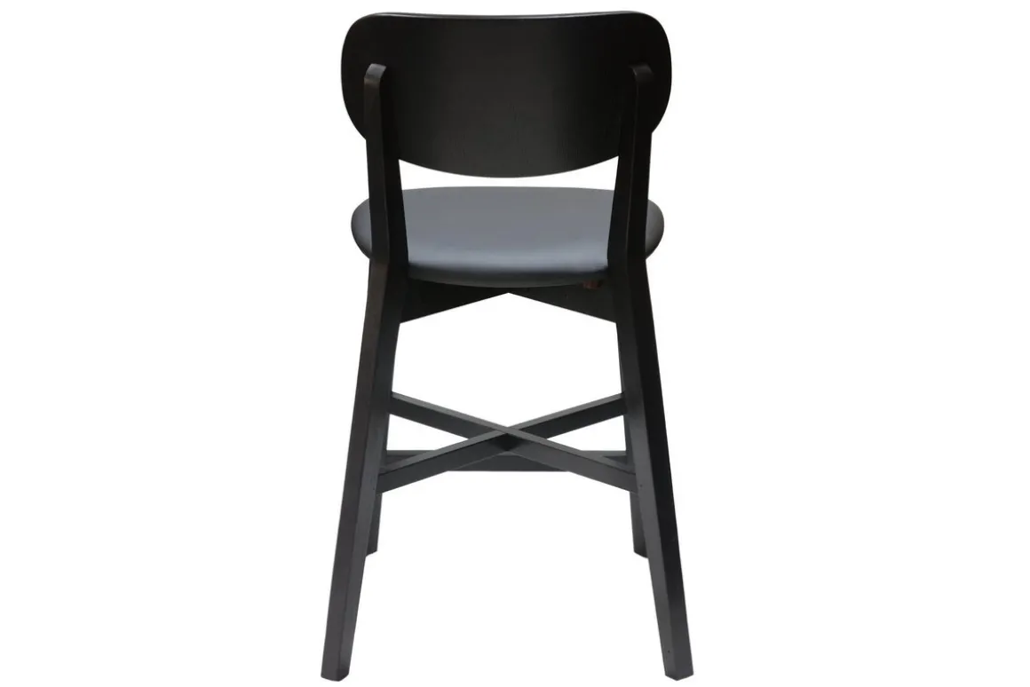 Miliboo Tabouret De Bar-Tabouret de bar noir H65 cm LUCIA