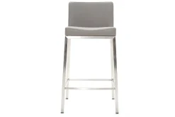 Miliboo Tabouret De Bar-Tabouret design gris H66 cm (lot de 2) EPSILON