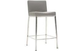 Miliboo Tabouret De Bar-Tabouret design gris H66 cm (lot de 2) EPSILON
