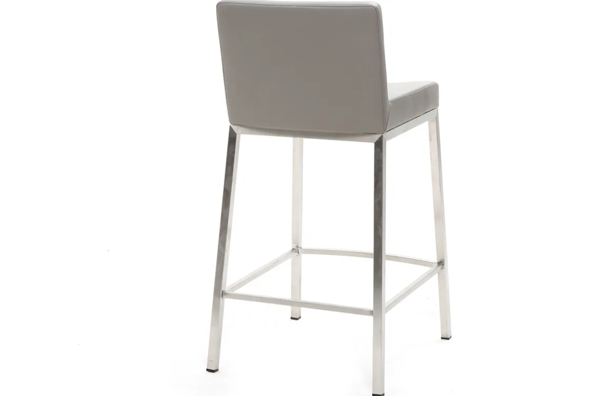 Miliboo Tabouret De Bar-Tabouret design gris H66 cm (lot de 2) EPSILON