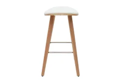 Miliboo Tabouret De Bar-Tabourets de bar bois clair et blanc H65 cm (lot de 2) MEADOW
