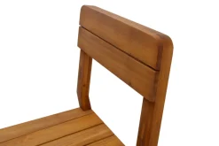 Miliboo Tabouret De Bar|Chaise De Jardin-Tabourets de bar de jardin en bois massif H80 cm (lot de 2) AKIS