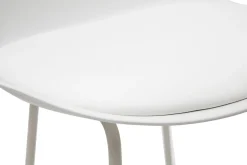 Miliboo Tabouret De Bar-Tabourets de bar design blancs pieds métal 65 cm (lot de 2) FRANZ