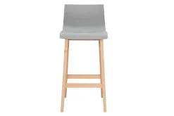 Miliboo Tabouret De Bar-Tabourets de bar design bois et gris clair H65 cm (lot de 2) NEW SURF