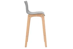 Miliboo Tabouret De Bar-Tabourets de bar design bois et gris clair H65 cm (lot de 2) NEW SURF