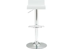 Miliboo Tabouret De Bar-Tabourets de bar design blancs et acier chromé (lot de 2) SURF V2