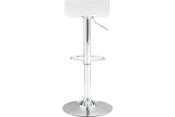 Miliboo Tabouret De Bar-Tabourets de bar design blancs et acier chromé (lot de 2) SURF V2