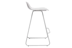 Miliboo Tabouret De Bar-Tabourets de bar design blancs H65 cm (lot de 2) ELLA