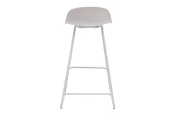 Miliboo Tabouret De Bar-Tabourets de bar design blancs H65 cm (lot de 2) ELLA