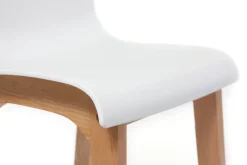 Miliboo Tabouret De Bar-Tabourets de bar design bois et blanc H65 cm (lot de 2) NEW SURF