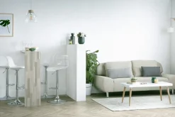 Miliboo Tabouret De Bar-Tabourets de bar design blancs (lot de 2) STEEVY