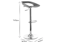 Miliboo Tabouret De Bar-Tabourets de bar design blanc (lot de 2) PHENIX