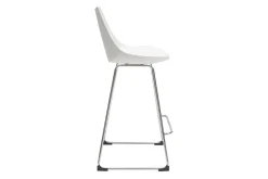 Miliboo Tabouret De Bar-Tabourets de bar design blancs 65 cm (lot de 2) JUNE