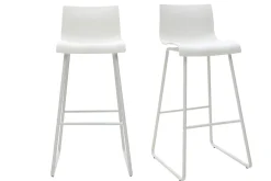 Miliboo Tabouret De Bar-Tabourets de bar design blanc 76 cm (lot de 2) ONA