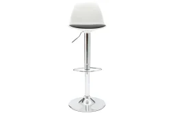 Miliboo Tabouret De Bar-Tabourets de bar design blanc et noir (lot de 2) STEEVY