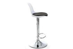 Miliboo Tabouret De Bar-Tabourets de bar design blanc et noir (lot de 2) STEEVY