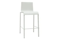 Miliboo Tabouret De Bar-Tabourets de bar design empilables blancs H65 cm (lot de 2) KUPA