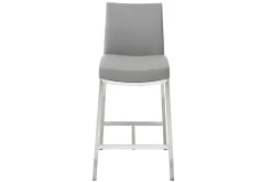Miliboo Tabouret De Bar-Tabourets de bar design gris clair H70 cm (lot de 2) OLLY