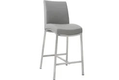 Miliboo Tabouret De Bar-Tabourets de bar design gris clair H70 cm (lot de 2) OLLY