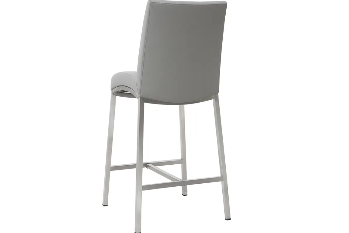 Miliboo Tabouret De Bar-Tabourets de bar design gris clair H70 cm (lot de 2) OLLY