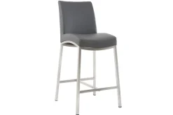 Miliboo Tabouret De Bar-Tabourets de bar design gris foncé H70 cm (lot de 2) OLLY