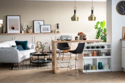 Miliboo Tabouret De Bar-Tabourets de bar design noirs 65 cm (lot de 2) JUNE