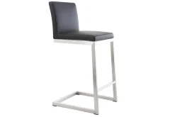 Miliboo Tabouret De Bar-Tabourets de bar design noirs avec pieds métal (lot de 2) STELLAR