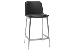 Miliboo Tabouret De Bar-Tabourets de bar design noirs H66 cm (lot de 2) ARSENE